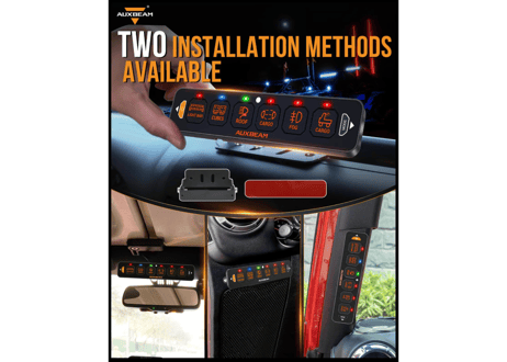 AUXBEAM 【接続機数6】AS-60 スリムモデル　ストロボ付　スイッチパネル