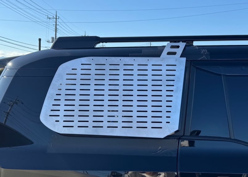 LC250】アルミ製ウィンドウラック（純正ルーフレール専用） | CROSS MEMBER