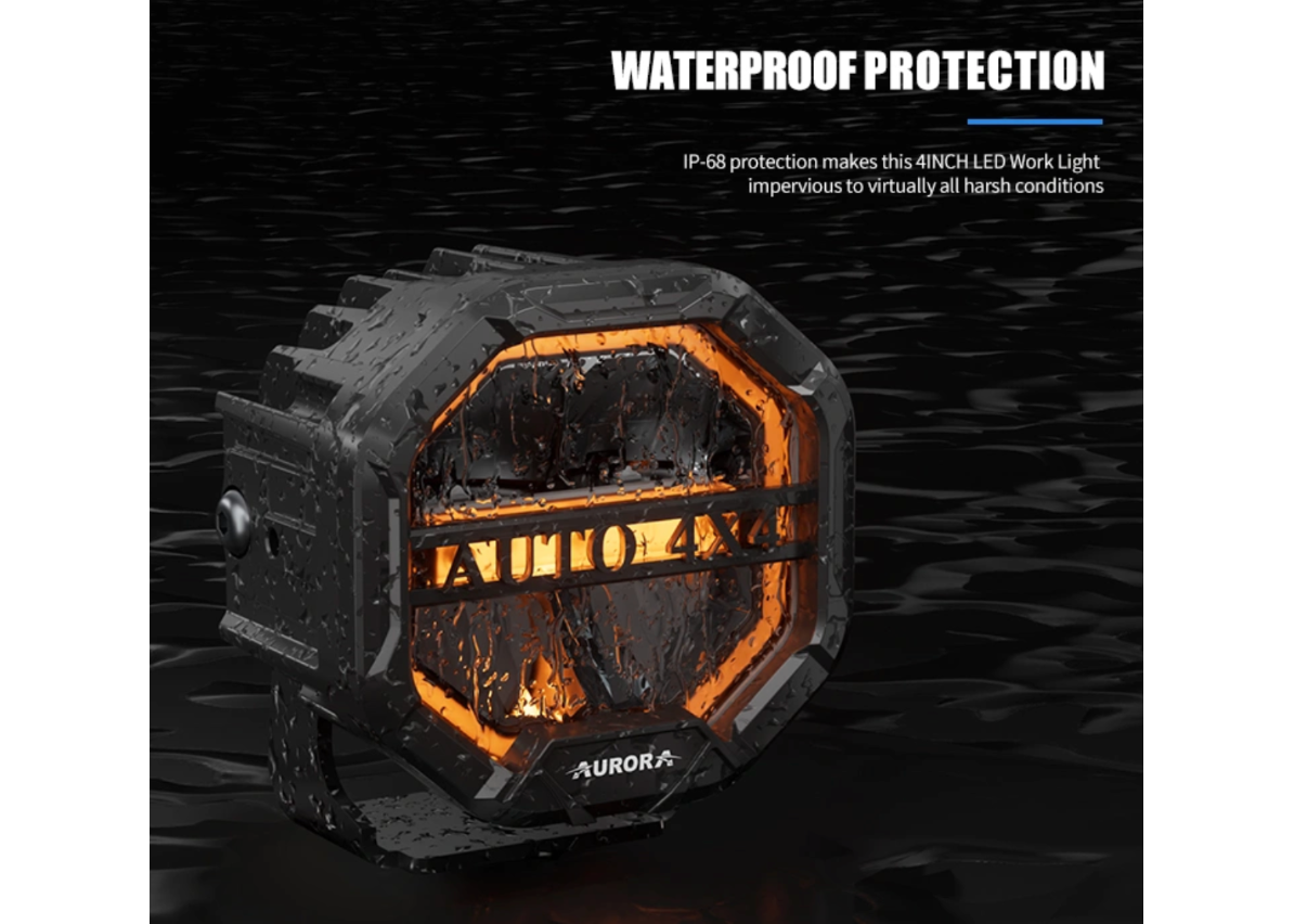 AURORA】4インチ8連バイカラーポッドバー | CROSS MEMBER