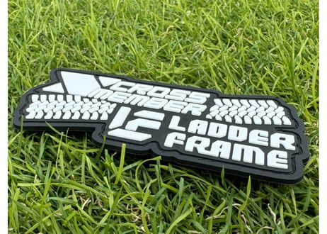 【コラボパッチ】CROSS MEMBER x  LADDER FRAME  車 ワッペン