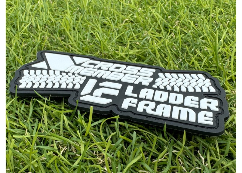 コラボパッチ】CROSS MEMBER x LADDER FRAME 車 ワッペン | コラボパッチ】CROSS MEMBER x LADDER FRAME 車 ワッペン |