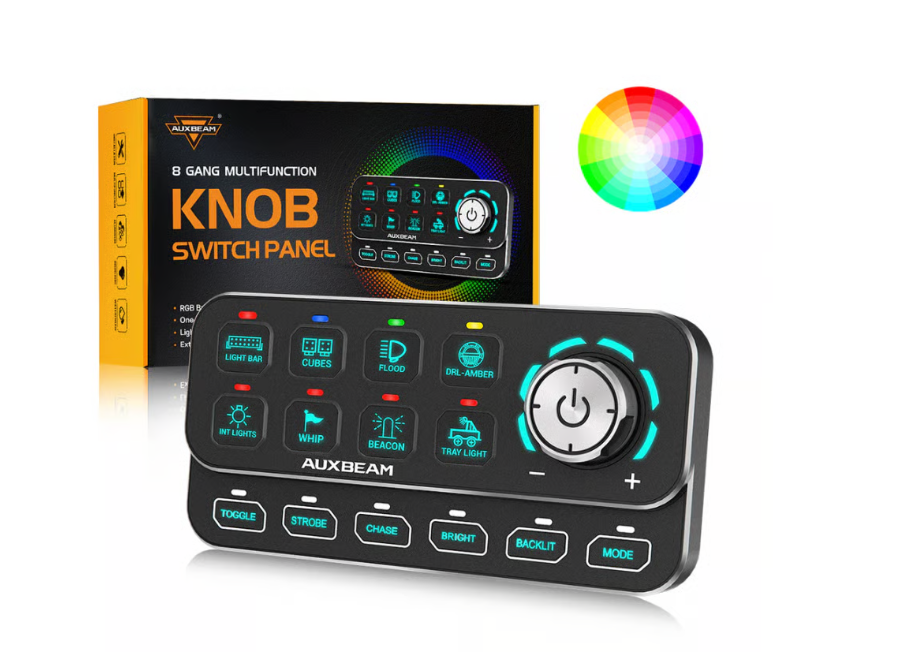 AUXBEAM 【接続機数8】KS-80 調光付き スイッチパネル | CROSS MEMBER