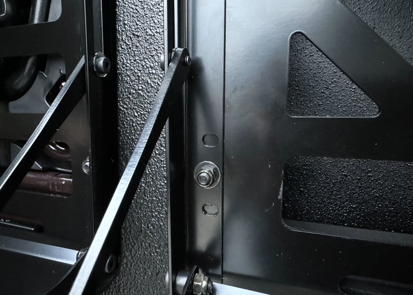 プラド150インナーメッシュパネル Lサイズ】メッシュラック