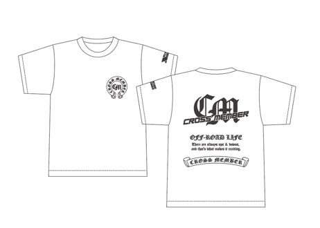 【2025モデル】オリジナルTシャツ（ホワイトxブラック）