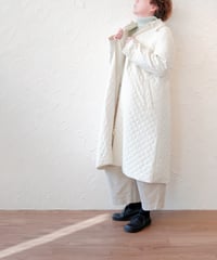 2023FW新作！すっきりシルエットのAラインキルティングコート