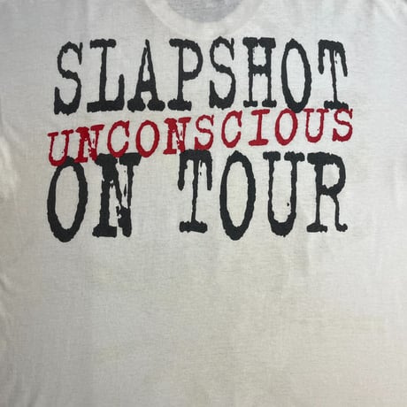 SLAPSHOT UNCONSCIOUSNESS TOUR T-shirt