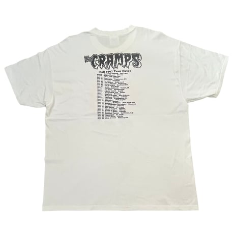 THE CRAMPS 1997 FALL TOUR “GOD MONSTER” VINTAGE T-SHIRT XL