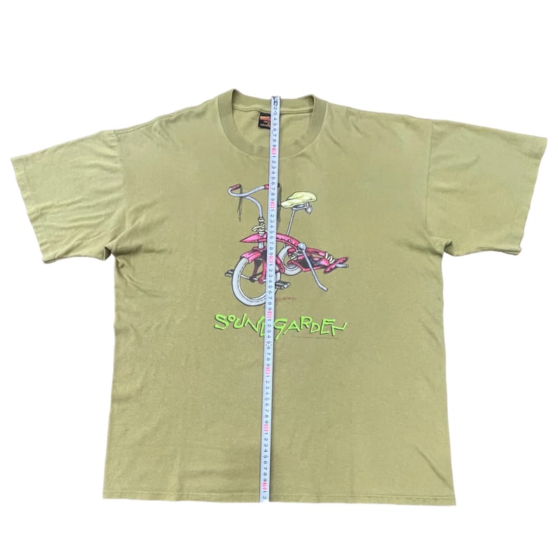 SOUNDGARDEN ブート　Tシャツ ブラック 90's BROCKUM SOUNDGARDEN ''BADMOTORFINGER'' 両面プリント T