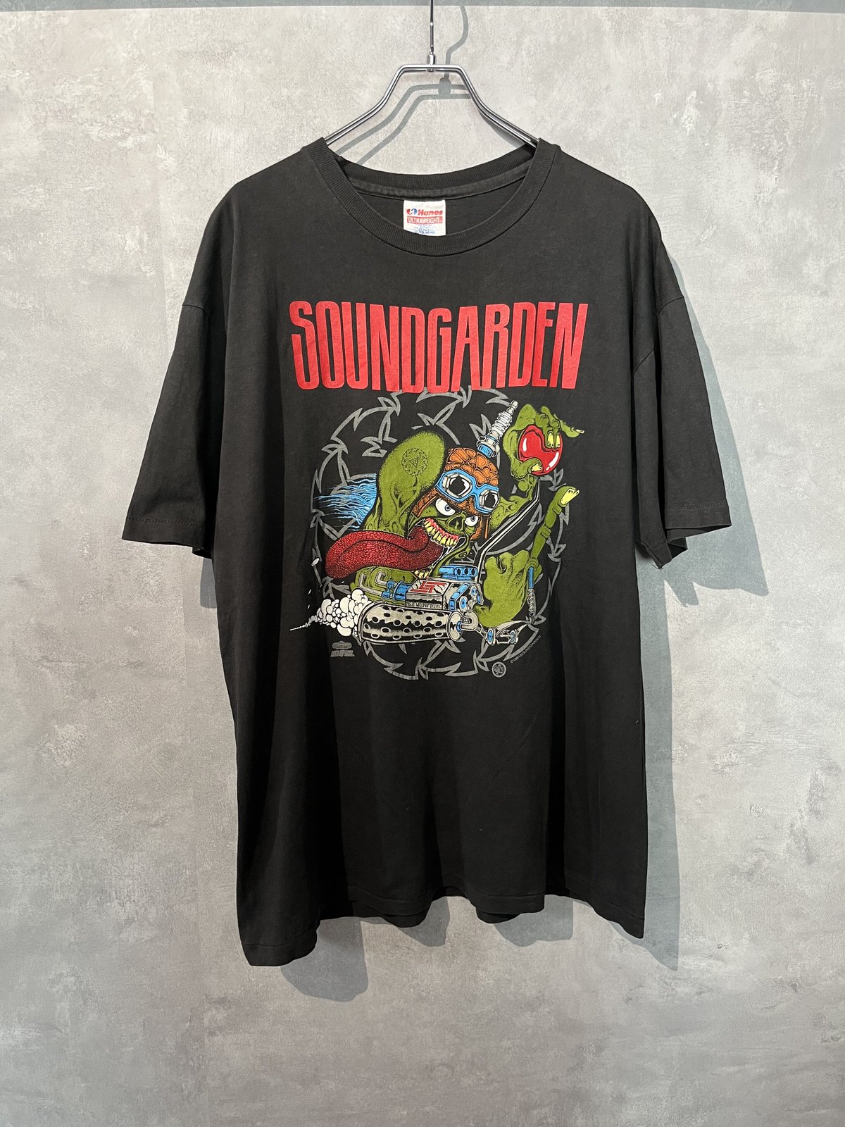 90年代SOUNDGARDEN BADMOTORFINGER Tシャツ 90's BROCKUM SOUNDGARDEN ''BADMOTORFINGER'' 両面プリント T