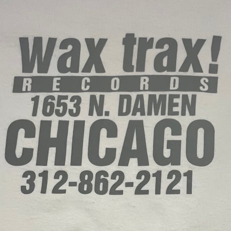 WAX TRAX! RECORDS 90s PROMOTION T-shirt