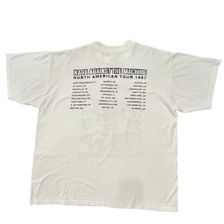rage against the machine 1997 north american tour T-shirt