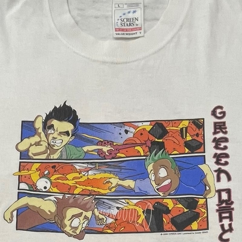 GREEN DAY T-shirt Super Fantastic Giant Punk Ro