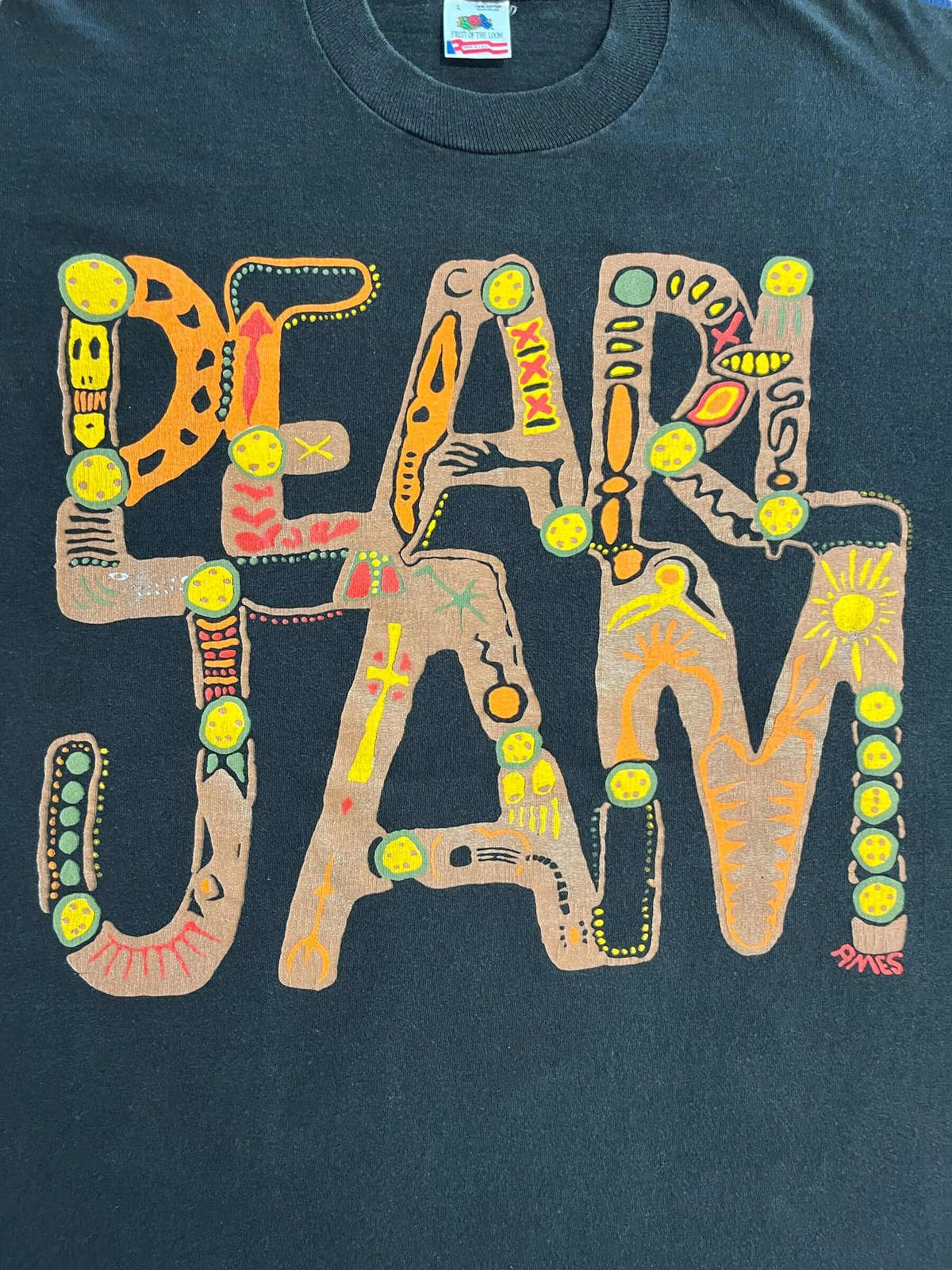 USA製 90s パールジャム music for rhinos Tシャツ　XL Vintage Early 90s PEARL JAM Music for Rhinos Concert Tour