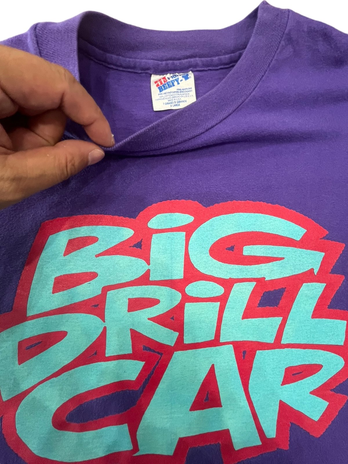 BIG DRILL CAR LONG SLEEVE T-shirt | DIRTY BOOTH