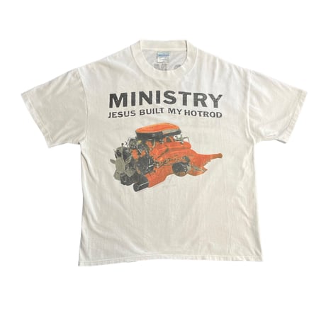 MINISTRY T-shirt JESUS BUILT MY HOT ROD