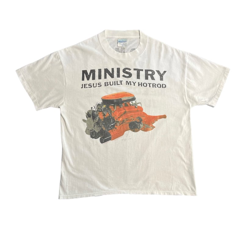 トップス 1991 90s ministry jesus built my hotrod MINISTRY T-shirt JESUS BUILT MY HOT ROD | DIRTY