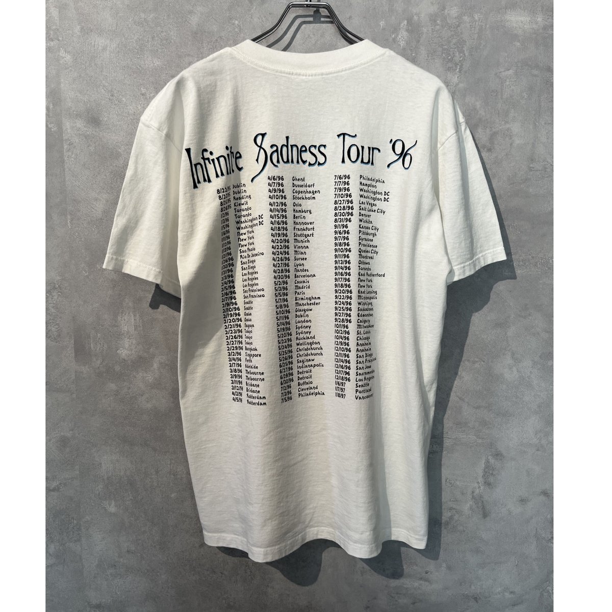 90's smashing pumpkins Tシャツ　アルバムツアー 90's smashing pumpkins Tシャツ アルバムツアー