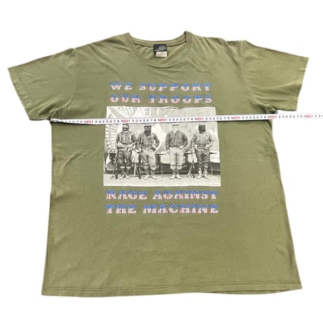 rage against the machine WE SUPPORT OUR TROOPS T-shirt