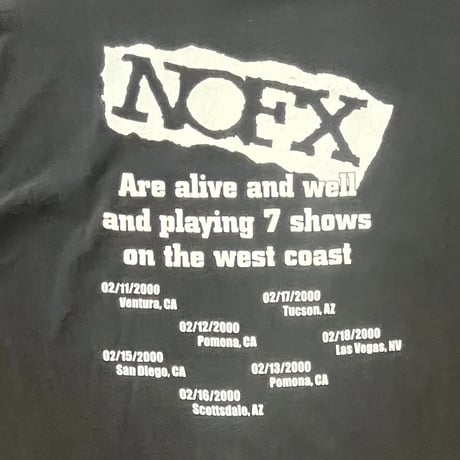 NOFX THE DECLINE 2000 TOUR T-shirt
