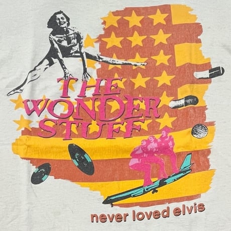 THE WONDER STUFF never loved elvis 1991 tour T-shirt