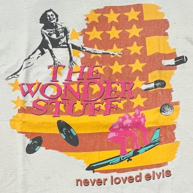 THE WONDER STUFF never loved elvis 1991 tour T-