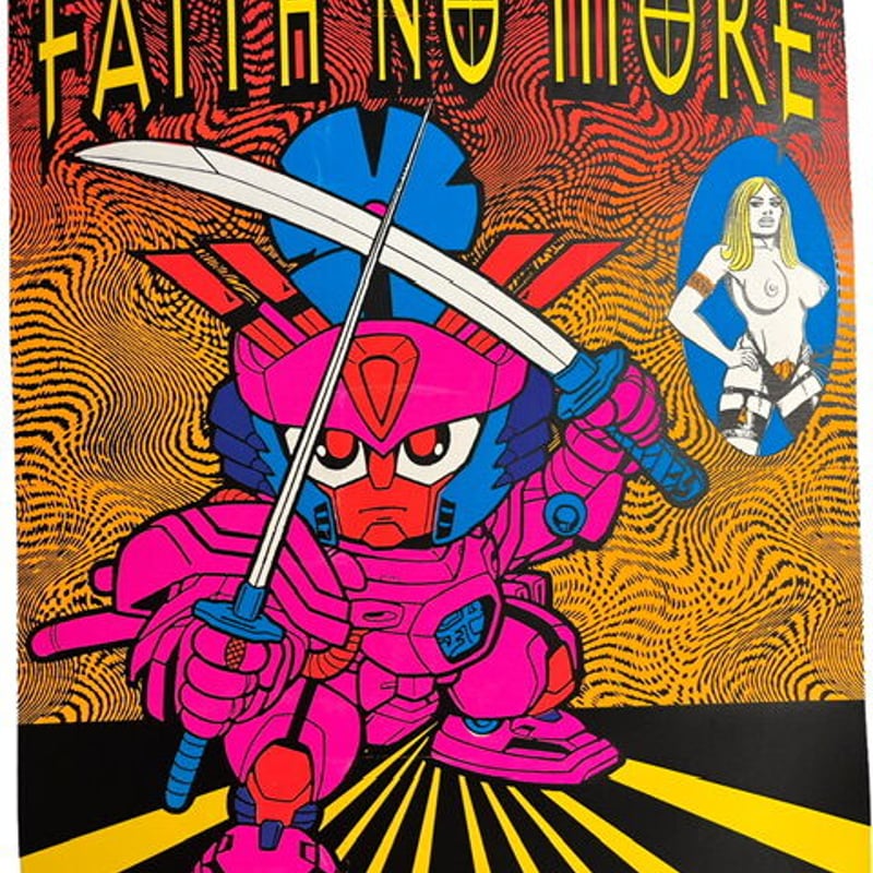 FAITH NO MORE 1992 TAZ POSTER HOLLYWOOD PALLADI