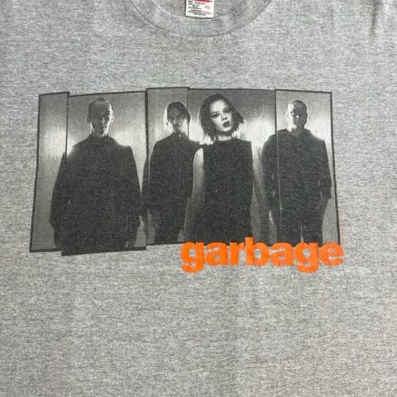 90s Garbage Tシャツ バンT ネイビー XL anvil garbage T-shirt | DIRTY BOOTH
