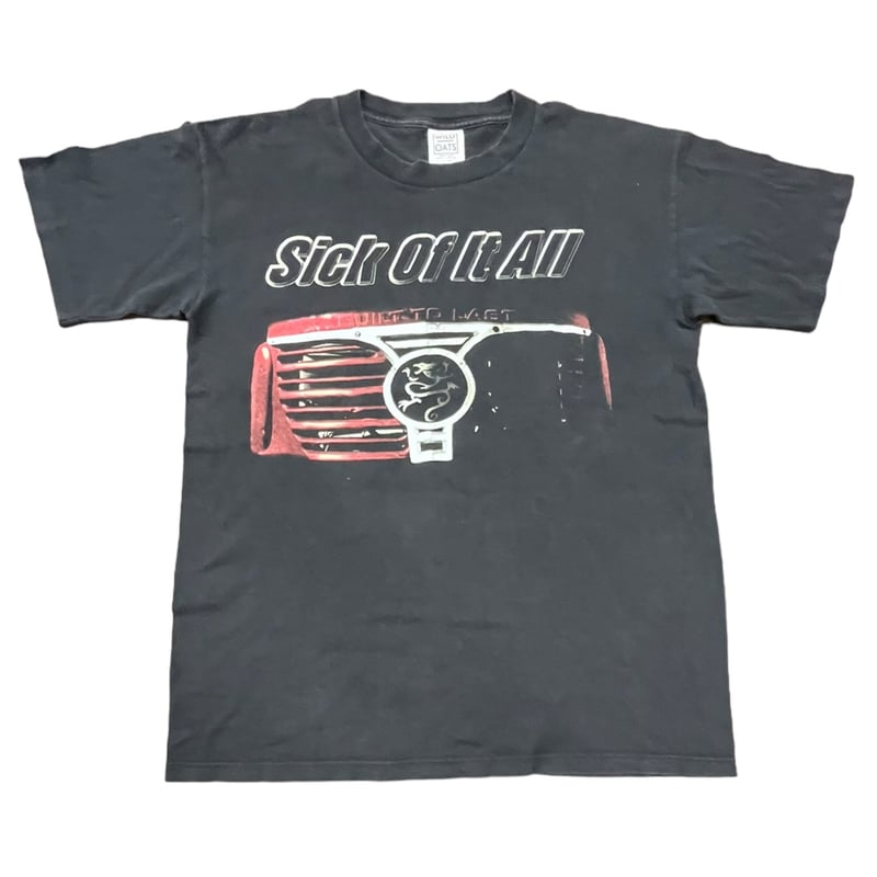 SICK OF IT ALL 90年代?ビンテージTシャツ L Sick Of It All Built to Last T-shirt | DIRTY BOOTH