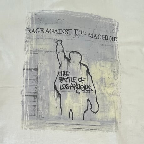 rage against the machine european tour THE BATTLE OF LOS ANGELS T-shirt