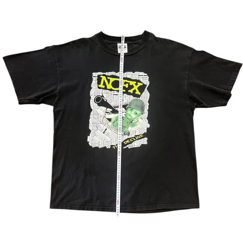 レア 00s NOFX 45 or 46 songs プロモ Tシャツ 黒 L NOFX THE DECLINE 2000 TOUR T-shirt | DIRTY BOOTH
