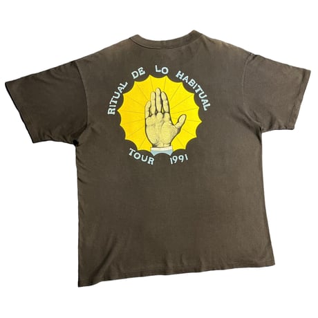 JANE'S ADDICTION RITUAL DE LO HABITUAL TOUR 1991 TOUR T-shirt
