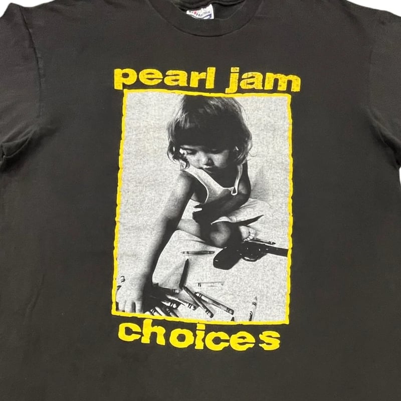 pearl jam T-shirt choices | DIRTY BOOTH