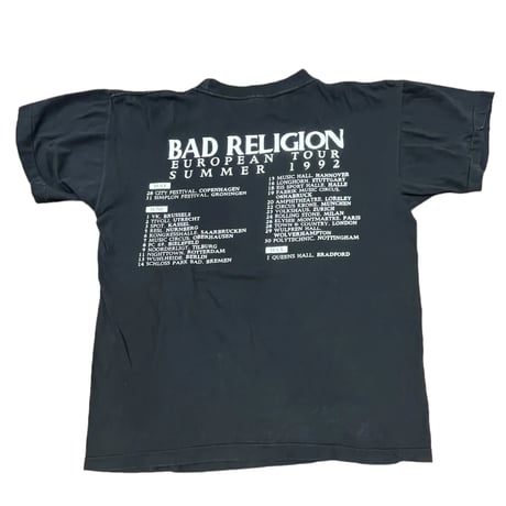 BAD RELIGION EUROPEAN SUMMER TOUR 1992