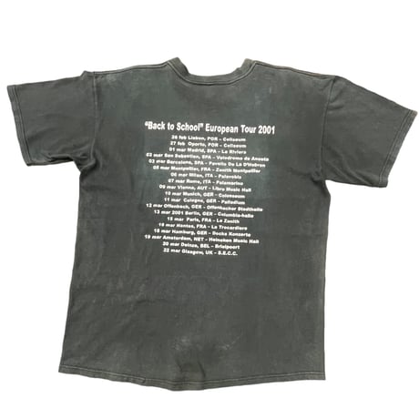 deftones Back to School European tour 2001 T-shirt