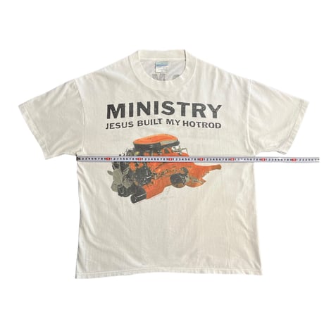 MINISTRY T-shirt JESUS BUILT MY HOT ROD