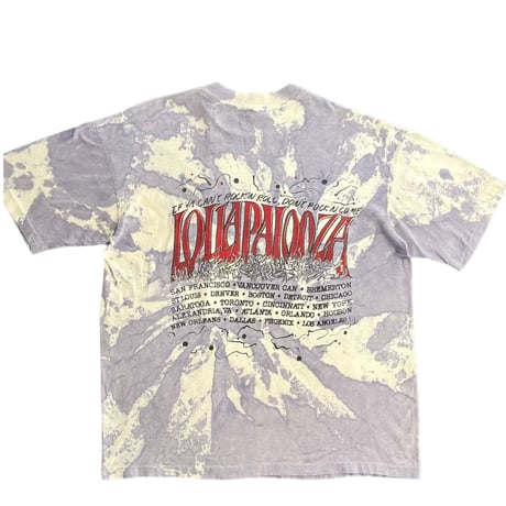 LOLLAPALOOZA 1992 T-shirt bootleg parking lot