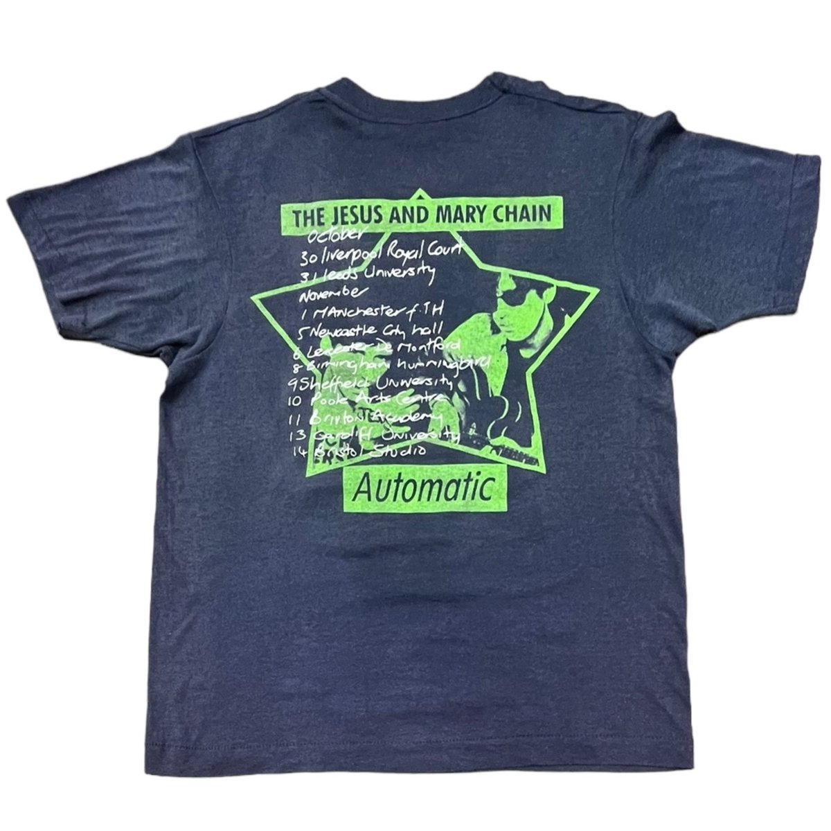 THE JESUS AND MARY CHAIN AUTOMATIC tour T-shirt THE JESUS AND MARY CHAIN AUTOMATIC tour T-shirt