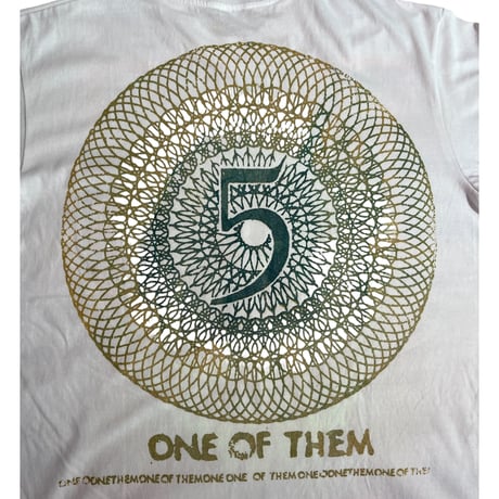 ONE OF THEM 5th ANNIVERSARY  T-shirt designed and printed by DONROCK
