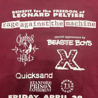 rage against the machine BENEFIT FOR LEONALD PELTIER FREE PELTIER