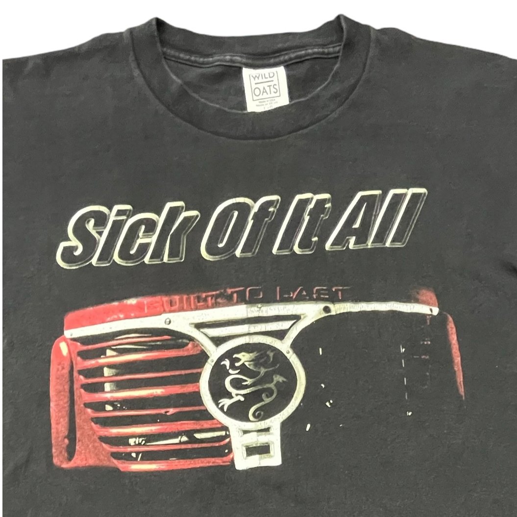 SICK OF IT ALL 90年代?ビンテージTシャツ L Vintage 90's Sick Of It All T-Shirt – Mills Vintage USA
