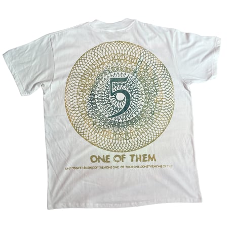 ONE OF THEM 5th ANNIVERSARY  T-shirt designed and printed by DONROCK
