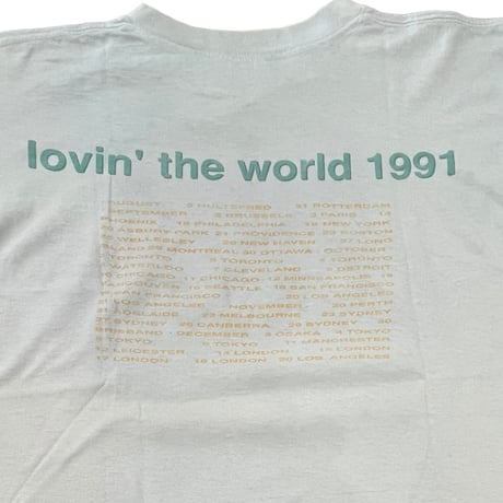THE WONDER STUFF never loved elvis 1991 tour T-shirt
