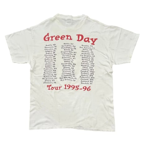 Green Day Insomniac Tour 1995-96 T-shirt