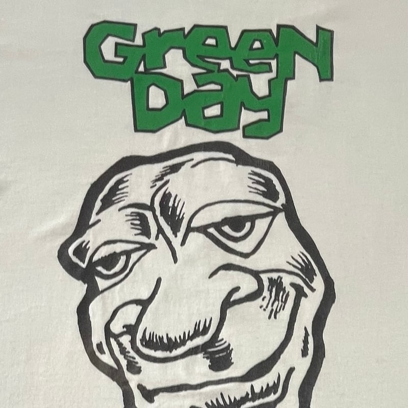 Green day レコード サイン dookie lookout シャツ Green day レコード サイン dookie lookout シャツ