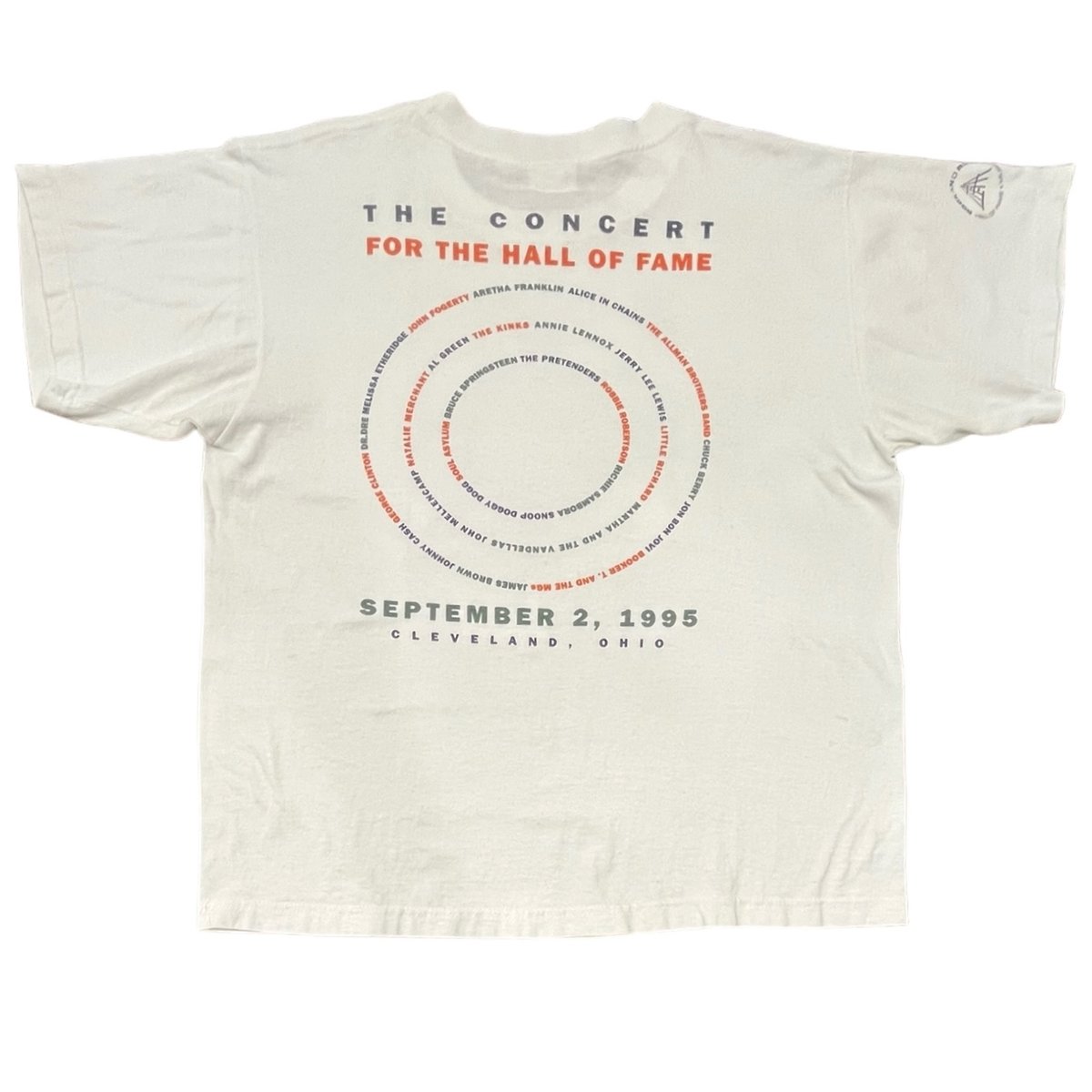 THE CONCERT FOR THE HALL OF FAME 1995 T-SHIRT |