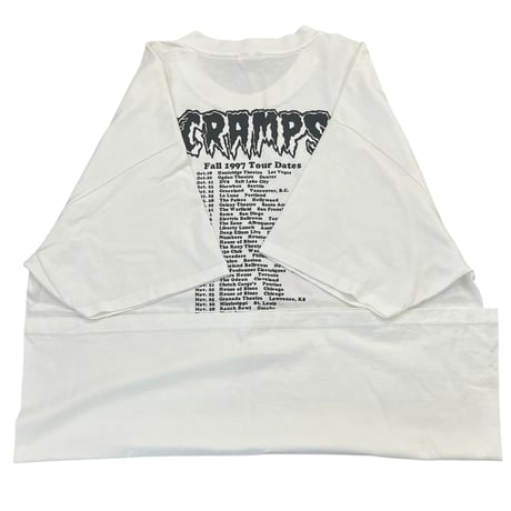 THE CRAMPS 1997 FALL TOUR “GOD MONSTER” VINTAGE T-SHIRT XL