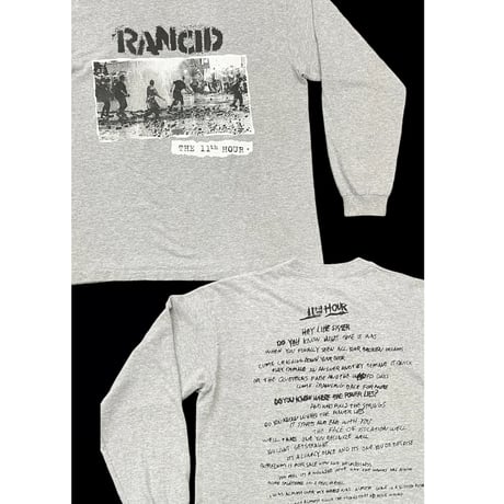 RANCID AND OUT COME THE WOLVES The 11th Hour T-shirt