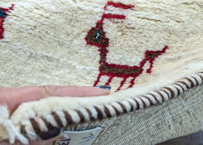 【最終セール】キリムギャッベ 160cm×100cm No. 2462104 最終セール】キリムギャッベ 160cm×100cm No. 2462104