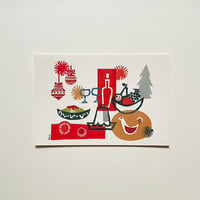 Post Card / repas de noël