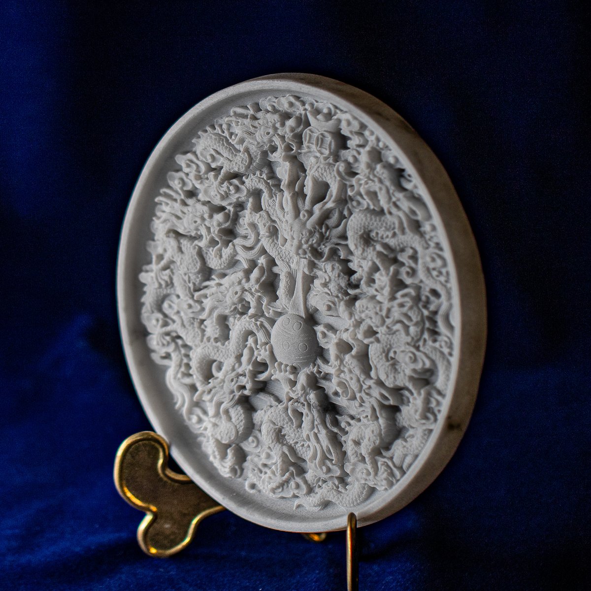 天然大理石彫刻【九龍】 | 石のシンシア